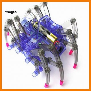 19. Robot Spider Elektrik Kreatif DIY, Model Perakitan untuk Pendidikan