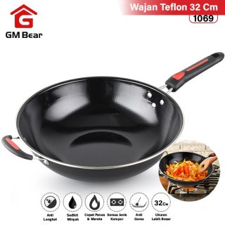 GM Bear Teflon Fry Pan