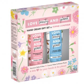 12. Love Beauty And Planet Hand Cream Gift Set, Melembutkan Tangan