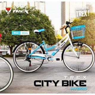 26. City Bike Trex Shimano Equipment 26 Inch, Ringan Dikayuh