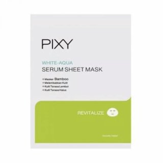 Pixy White Aqua Serum Sheet Mask Bamboo