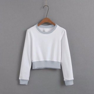Della Crop T-Shirt Long Sleeve Sweater Okechuku