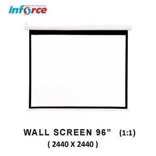 Inforce Wall Screen Projector 96 1:1