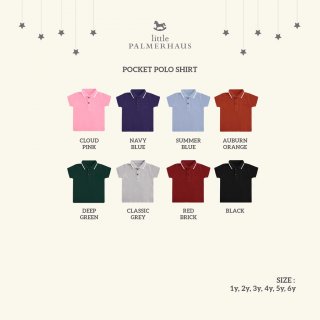 6. Little Palmerhaus Pocket Polo Shirt dengan 8 Pilihan Warna Menarik 