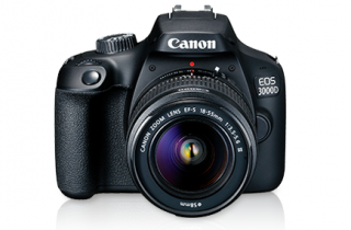 11. Canon EOS 3000D , DSLR Klasik untuk Pemula