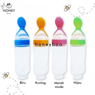 24. Honey Boo - Botol Sendok Makan Bayi Bottle Spoon, Memudahkan Menyuapi Tanpa Belepotan