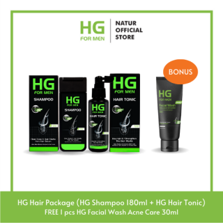 HG Shampoo & Hair Tonic [200 mL/90 mL/Set Bundle]