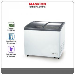 25. Maspion Freezer UFH-200 C-GY