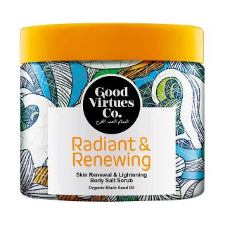 2. Good Virtues Co. Skin Renewal and Lightening Body Salt Scrub
