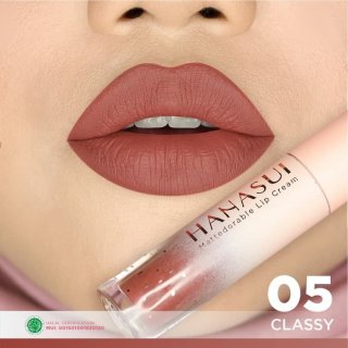 Hanasui Mattedorable Lip Cream - 05 Classy