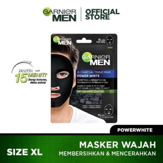 10. Garnier Men Power White XL Charcoal Masker Serum Wajah Pria 