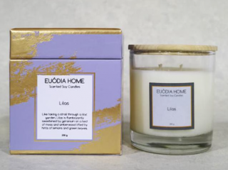 20. Euodia Home Lilas Soy Scented Candle