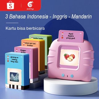 Jojotoy 3 Bahasa Flash Card Early Education