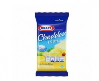 11. Keju Kraft Cheddar Mini 