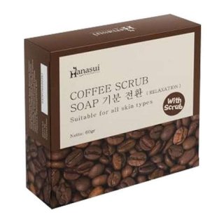 Hanasui Coffee Soap with Scrub