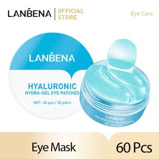 20. LANBENA Hyaluronic Acid Hydra-gel Eye Mask, Bebas Kusam dan Keriput