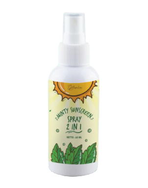 Minty Sunscreen Spray Sun Block SPF 30 2in1 By Lea Gloria