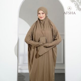 Afsha Mukena Premium Abaya Terusan Mini 