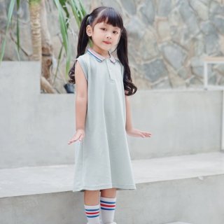 KeolaBasic Casual Polo Dress Anak