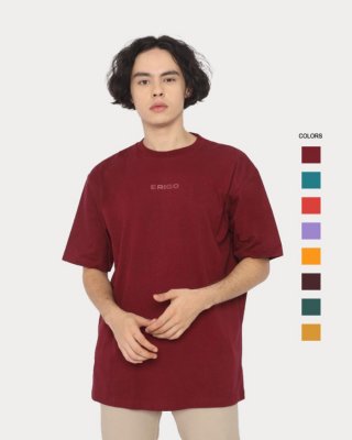 Erigo T-Shirt Basic Logo Oversize Warm Color