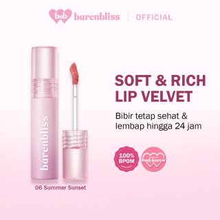 Barenbliss Cherry Makes Cheerful Lip Velvet