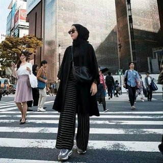16. Cardigan Wanita Long Rajut untuk Baju Atasan Wanita Gamis yang Syar'i 