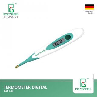 3. POLYGREEN - Termometer Digital Flexible Tip KD133, Ukur Suhu Tubuh Lebih Akurat