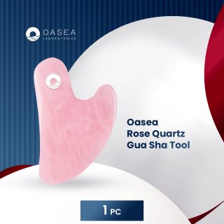 8. Oasea Rose Quartz Gua Sha Tool
