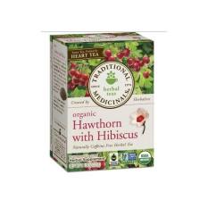 6. Traditional Medicinals Medicinal Organic Hawthorn With Hibiscus Tea