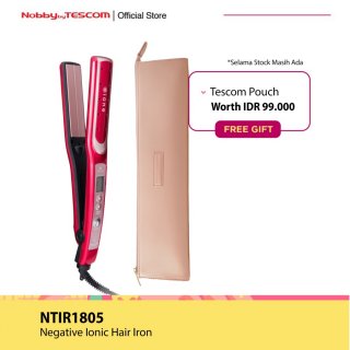 Tescom Catokan Pelurus Rambut Negative Ionic Hair Iron NTIR1805
