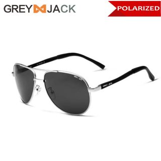 Grey Jack Kacamata Sunglasses AntiSilau Polarized Aviator pria SA1306