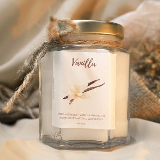 29. Lilin Aromaterapi (200g) Vanilla, scented candle, Aromatherapy, Candle light, Bikin Relaks Sejenak