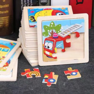 11. Mainan Puzzle Kayu Anak, Menstimulus Kreatifitasnya