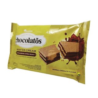 Chocolatos Wafer Cream Chocolate - Kemasan KECIL 52g
