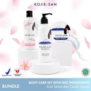 26. Kojie-San - Paket Body Care Mix I, Perawatan Tubuh Lebih Cerah dan Sehat