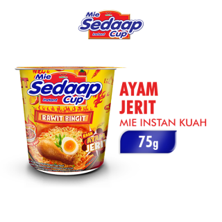 Sedaap Mie Instant Cup Ayam Jerit 75 g