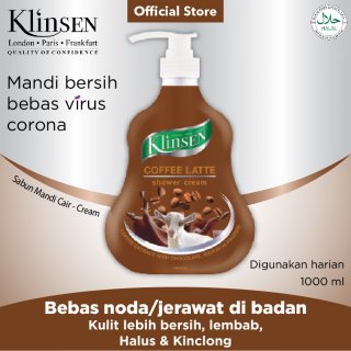 Klinsen Shower Cream Coffee Latte Goat Milk 