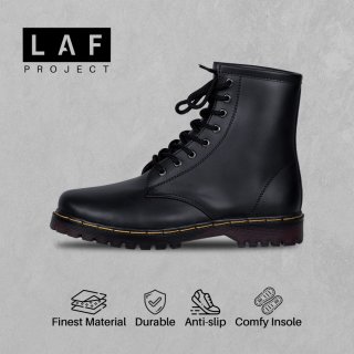 Sepatu Boots Pria Hitam Casual Original Massimo LAF Project