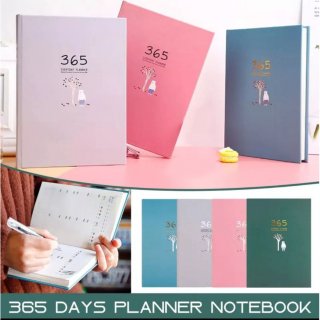 15. Buku Planner 365 Hari Jurnal Daily Monthly Yearly, Berguna untuk Mencatat Aneka Hal Penting