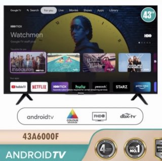 Hisense Smart Android TV 43A6000F