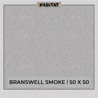 MilanTiles - HABITAT Branswell Smoke 50x50 Keramik Lantai Kamar Kesat