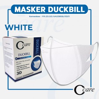 8. Ccare Masker Duckbill Isi 50 Pcs