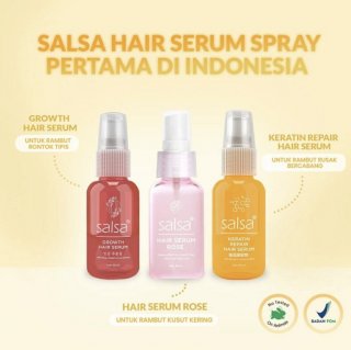 [ SALSA ] Hair Serum Growth Rose Keratin Spray Parfum Rambut BPOM - Keratin