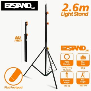 EZ Stand 260 cm Tripod Light Stand