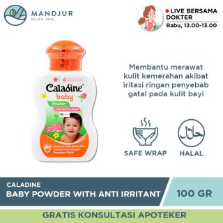 Caladine Baby Powder 100 Gr - Bedak Bayi Anti Iritasi