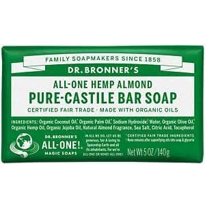 Almond Pure Castile Soap Bar