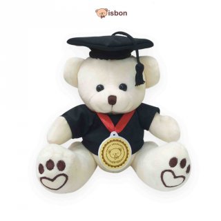 Boneka Beruang Joint Bear With Toga Graduation by Istana Boneka