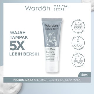 Wardah Nature Daily Mineral+ Clarifying Clay Mask