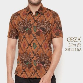 3. Kemeja Batik Lengan Pendek / Batik Fashion / Baju Pria LS131