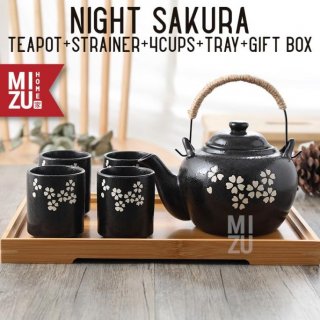 Mizu Yozakura Ceramic Tea Pot